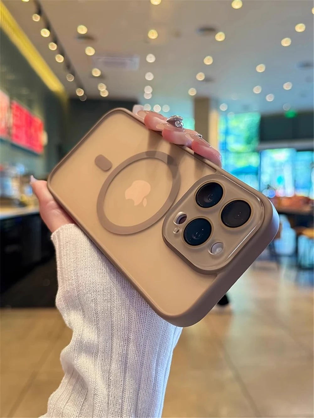 Luxury Magsafe Magnetic Translucence Matte Phone Case For iPhone 11 12 13 14 15 16 Pro Max Bumper Lens Protector On 14Plus Cover