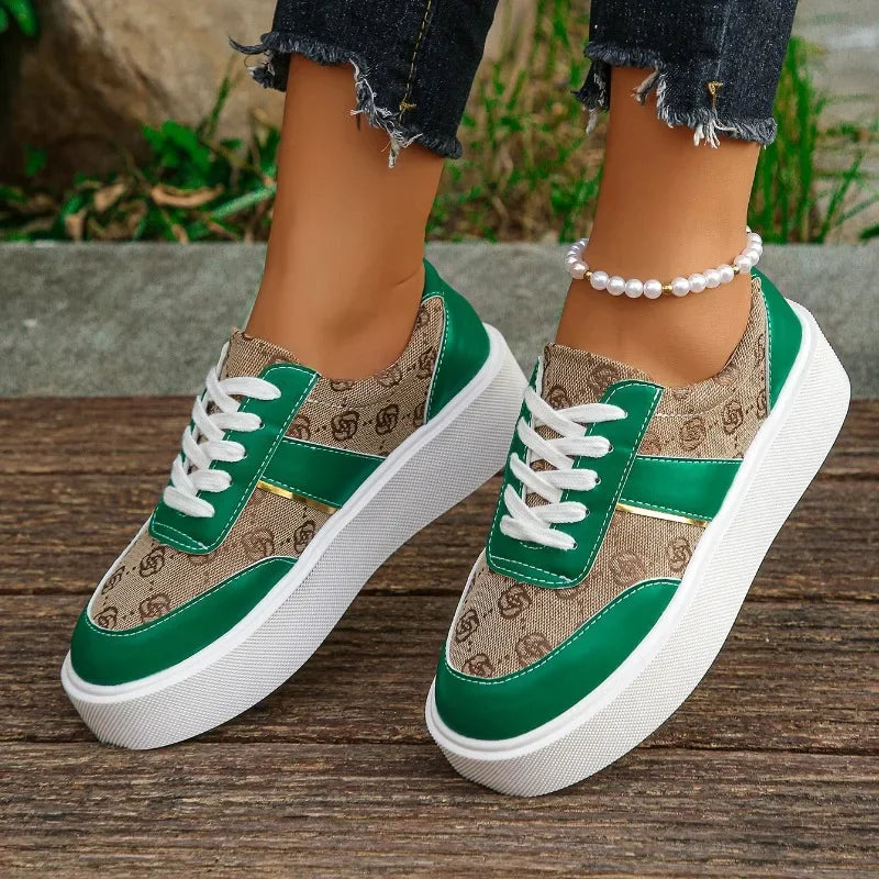 Spring Autumn Women Sneakers Trend Lightweight Leisure Sneakers Women Walking Design Fashion Platform Shoes Zapatos De Mujer