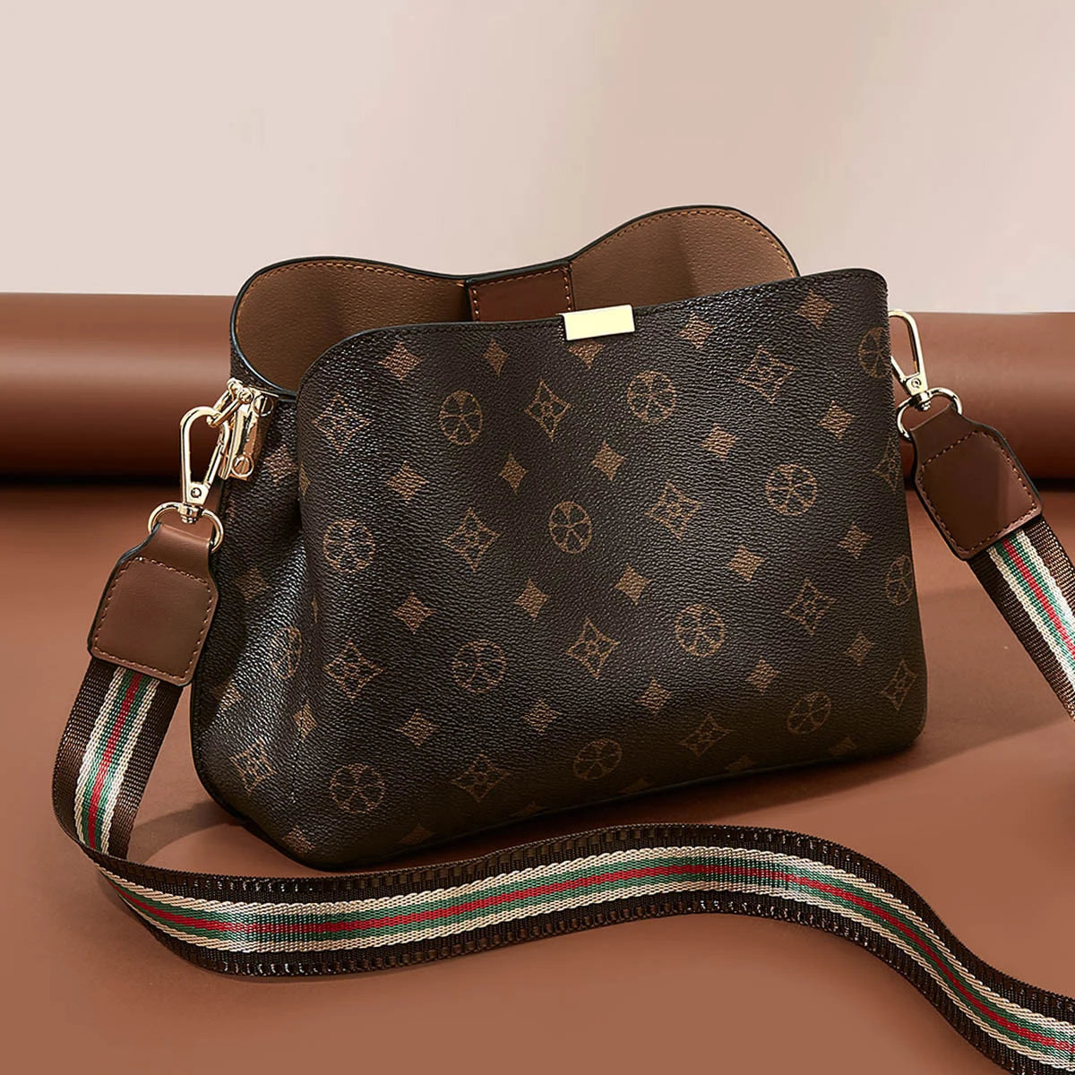 FOXER Brand 2025 Winter Women's Shoulder Bag Large Capacity Tote Bag Retro Female Crossbody Purse Best Gift for Mom