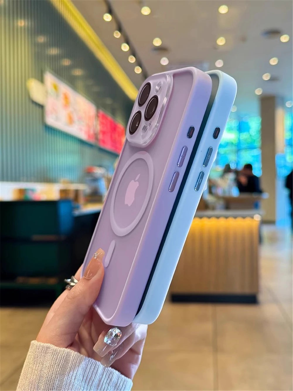 Luxury Magsafe Magnetic Translucence Matte Phone Case For iPhone 11 12 13 14 15 16 Pro Max Bumper Lens Protector On 14Plus Cover