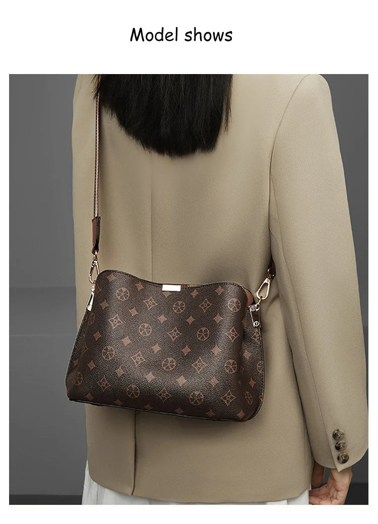 FOXER Brand 2025 Winter Women's Shoulder Bag Large Capacity Tote Bag Retro Female Crossbody Purse Best Gift for Mom