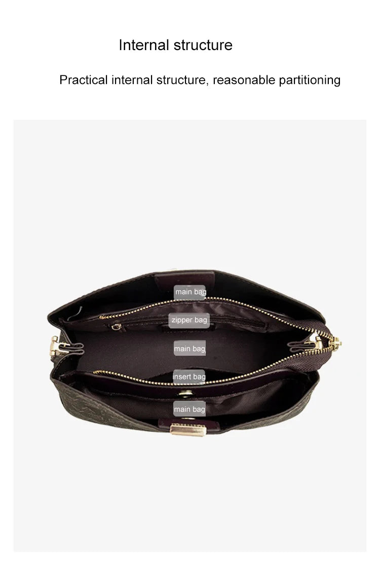 FOXER Brand 2025 Winter Women's Shoulder Bag Large Capacity Tote Bag Retro Female Crossbody Purse Best Gift for Mom