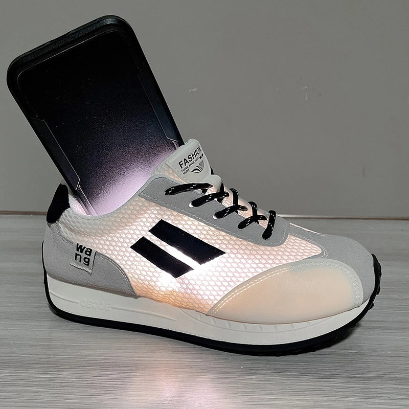 Spring and Autumn Women Designer Mouth Breathable Cross Strap Sneakers Flat Comfortable Casual Walking sneakers Zapatos De Mujer