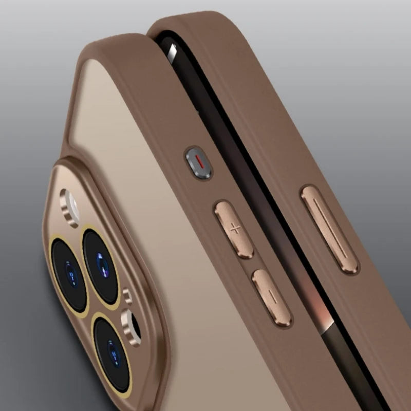 Luxury Magsafe Magnetic Translucence Matte Phone Case For iPhone 11 12 13 14 15 16 Pro Max Bumper Lens Protector On 14Plus Cover