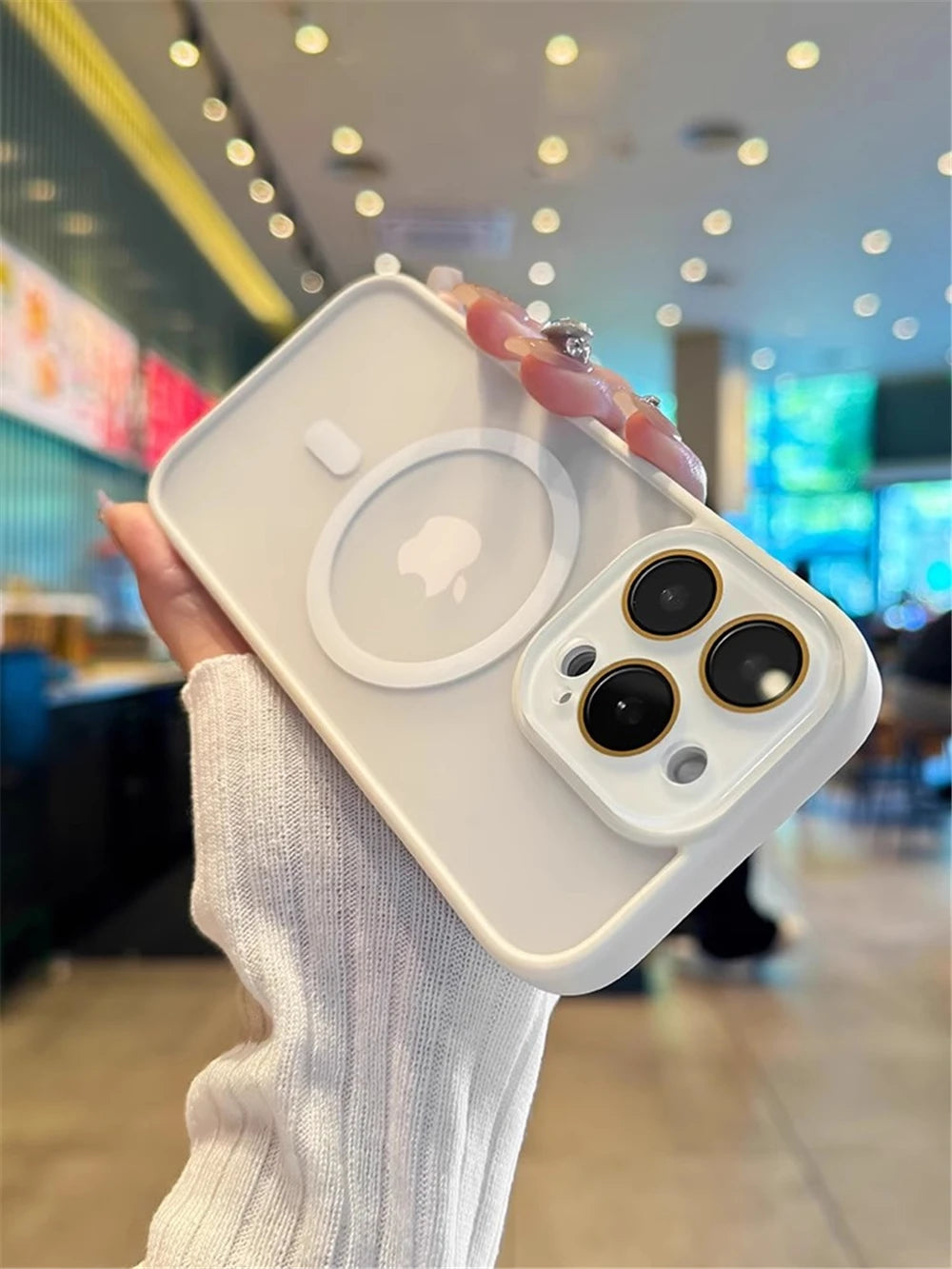 Luxury Magsafe Magnetic Translucence Matte Phone Case For iPhone 11 12 13 14 15 16 Pro Max Bumper Lens Protector On 14Plus Cover