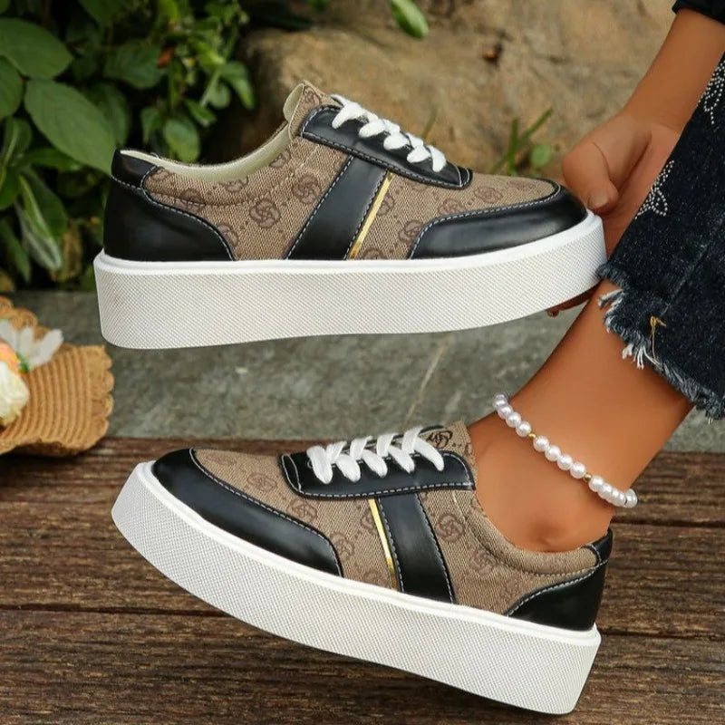 Spring Autumn Women Sneakers Trend Lightweight Leisure Sneakers Women Walking Design Fashion Platform Shoes Zapatos De Mujer