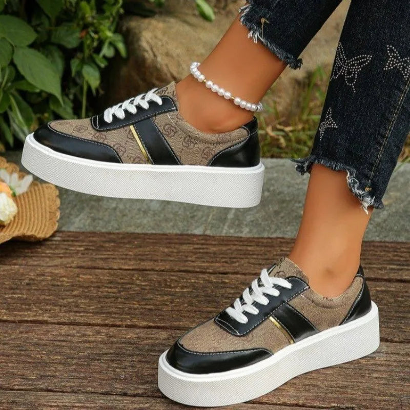 Spring Autumn Women Sneakers Trend Lightweight Leisure Sneakers Women Walking Design Fashion Platform Shoes Zapatos De Mujer