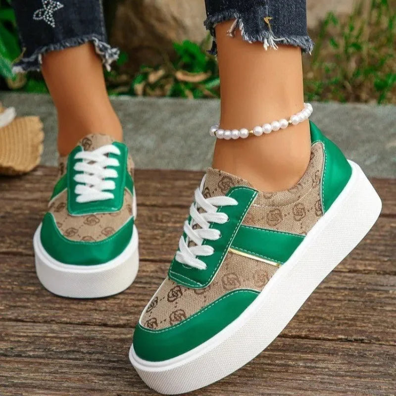 Spring Autumn Women Sneakers Trend Lightweight Leisure Sneakers Women Walking Design Fashion Platform Shoes Zapatos De Mujer