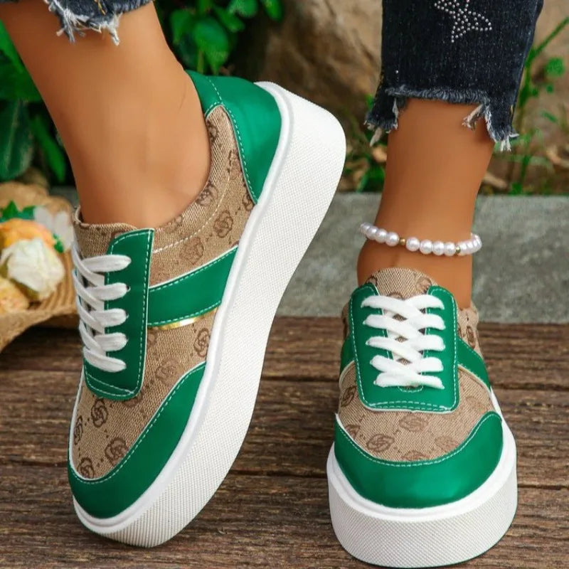 Spring Autumn Women Sneakers Trend Lightweight Leisure Sneakers Women Walking Design Fashion Platform Shoes Zapatos De Mujer