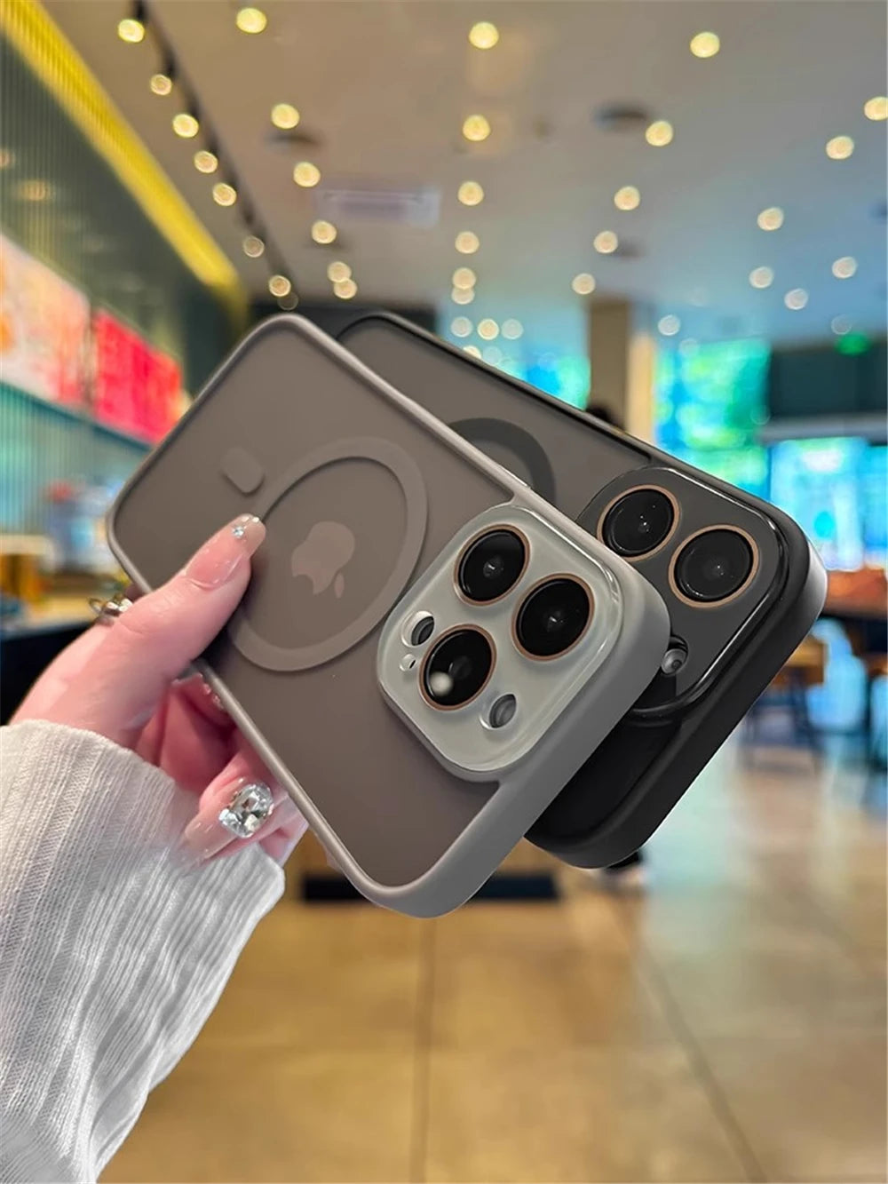 Luxury Magsafe Magnetic Translucence Matte Phone Case For iPhone 11 12 13 14 15 16 Pro Max Bumper Lens Protector On 14Plus Cover