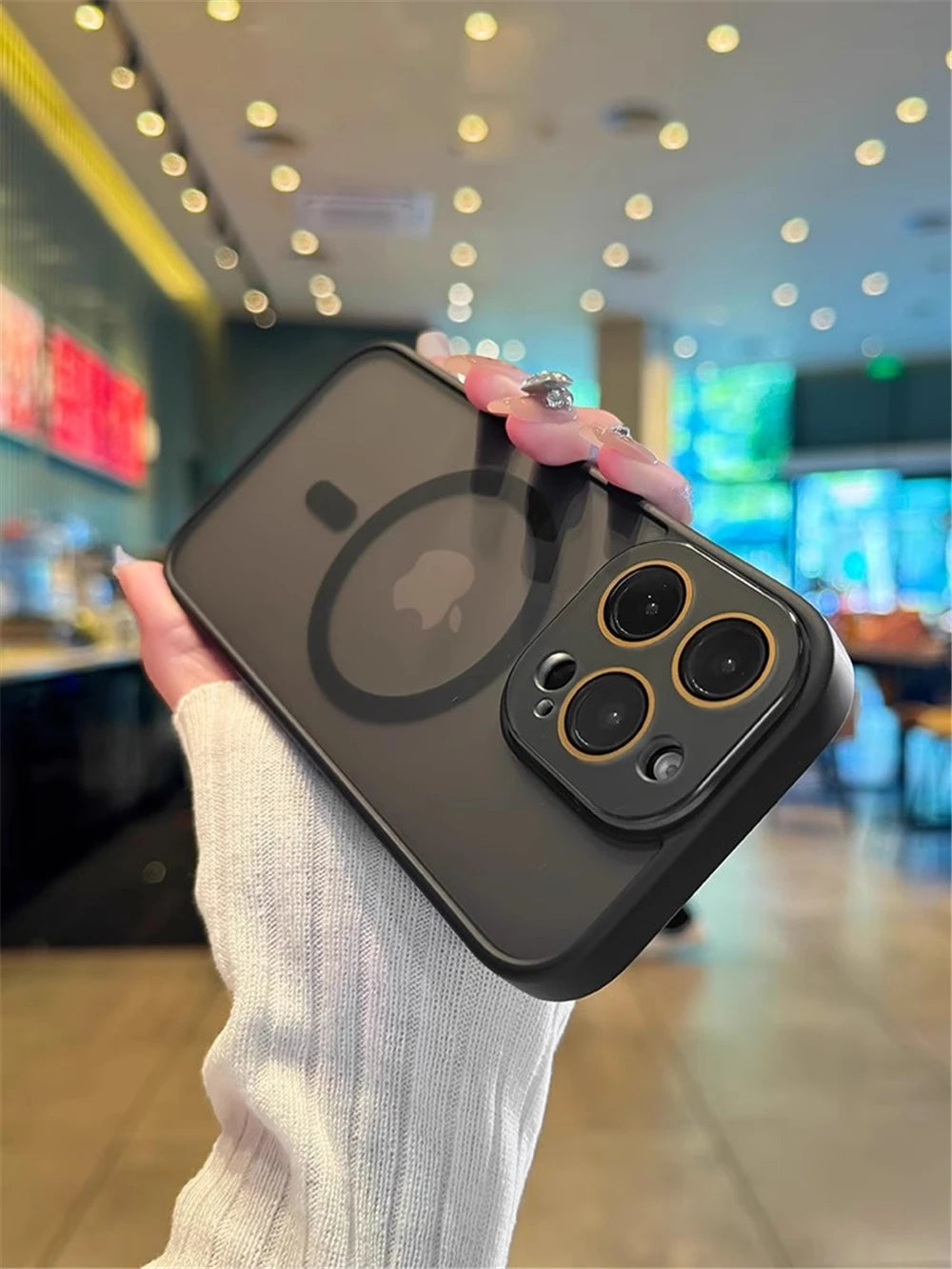 Luxury Magsafe Magnetic Translucence Matte Phone Case For iPhone 11 12 13 14 15 16 Pro Max Bumper Lens Protector On 14Plus Cover