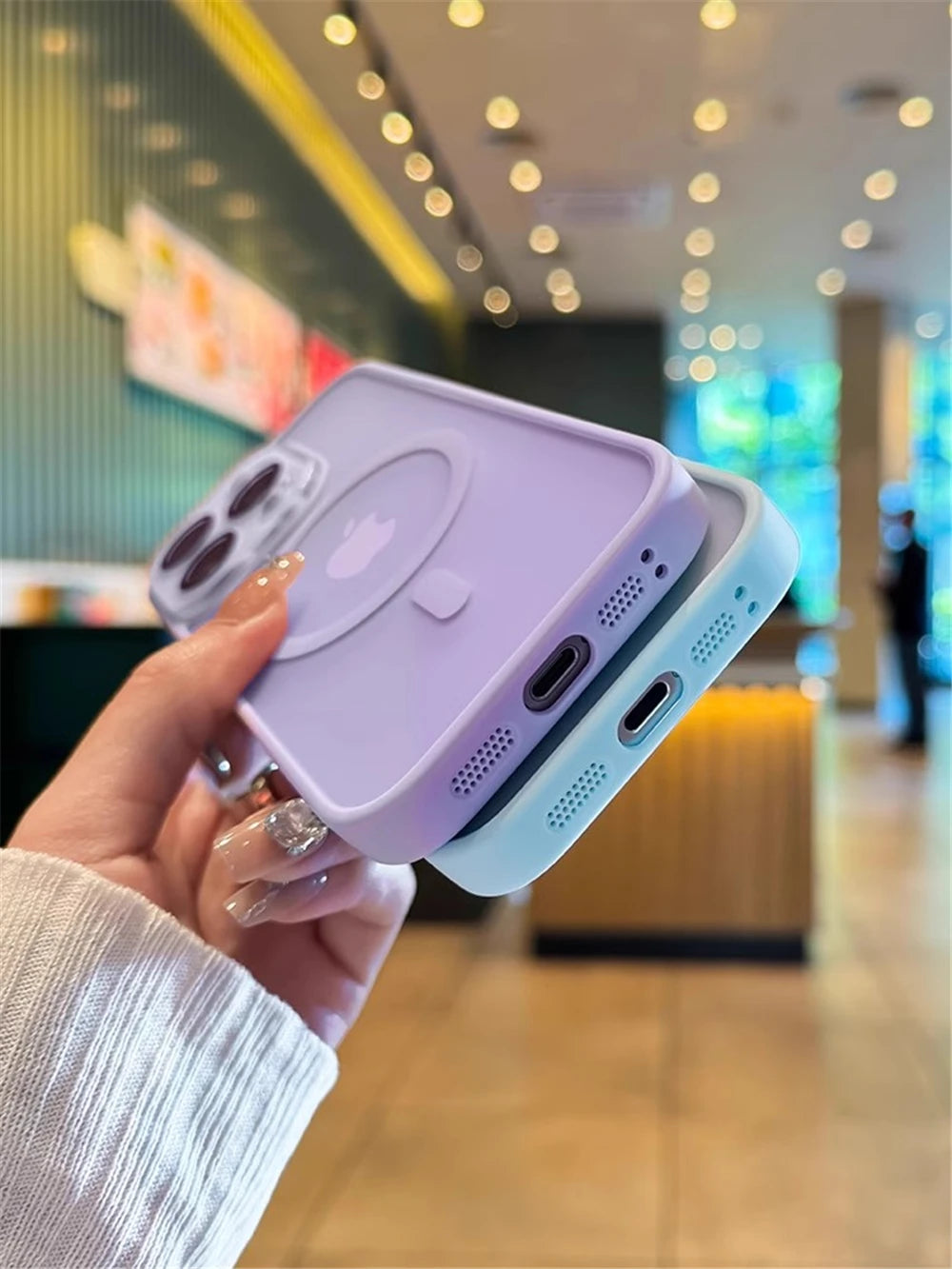 Luxury Magsafe Magnetic Translucence Matte Phone Case For iPhone 11 12 13 14 15 16 Pro Max Bumper Lens Protector On 14Plus Cover